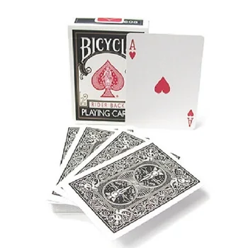 Bicycle Rider Back Negru Cărți de Joc Standard Punte USPCC Poker Carte de Magie Jocuri Trucuri Magice elemente de Recuzită pentru Magician