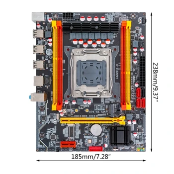 X79 Cip de Calculator Placa de baza SATA3 PCI-E NVME M. 2 SSD Suport REG ECC Memorie XXUC