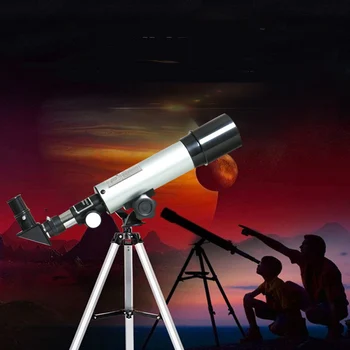 Noi 360x50 de Refracție Telescop Astronomic Zoom Monocular Impermeabil Stele Monocular HD Telescop, Camping în aer liber