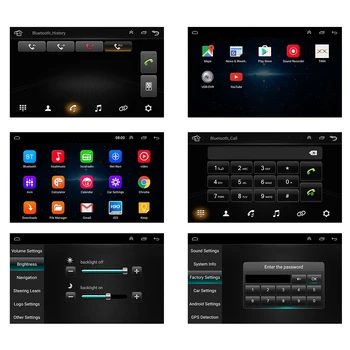 2 Din Android De 10.1 Radio Auto Multimedia Video Player Dublu Stereo de Navigare GPS Bluetooth Wifi Player Unitate Cap Ecran de 7 inch