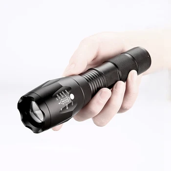 XM-L2 6000LM Aluminiu rezistent la apa cu Zoom CREE LED lanterna Lanterna Tactice de Lumină pentru 18650 Baterie Reîncărcabilă sau AAA