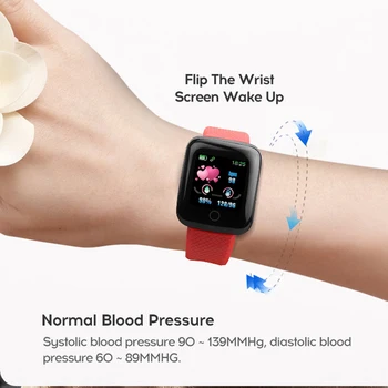 Ceas Digital Bărbați Femei Smartband De Măsurare A Tensiunii Arteriale Impermeabil Tracker De Fitness Brățară Monitor De Ritm Cardiac Smartwatch