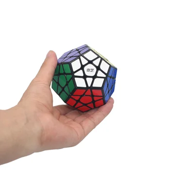 Qiyi cub 3x3x3 puzzle cub magic Qiyi 3x3 12 părți megaminx viteza cub Qiyi 3x3 cubo magico profissional de învățământ Iubitori de Jucării