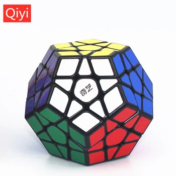 Qiyi cub 3x3x3 puzzle cub magic Qiyi 3x3 12 părți megaminx viteza cub Qiyi 3x3 cubo magico profissional de învățământ Iubitori de Jucării