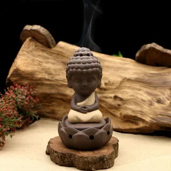 Creative Zen Con Bobina Arzător de Tămâie Titularul Lotus Placa Decor Acasă living Cuptor Decor Ornament Tathagata Buddha