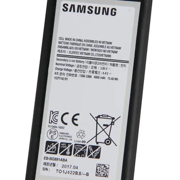 Schimb Original Samsung Acumulator EB-BG891ABA Pentru Samsung Galaxy S7 Active Reale Telefon Baterie de 4000mAh