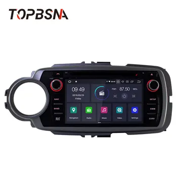 TOPBSNA Android 10 Car DVD Player Pentru TOYOTA YARIS 2012-2017 WIFI Multimedia Navigatie GPS Stereo 2 Din Radio Auto Unitatii Auto