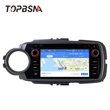 TOPBSNA Android 10 Car DVD Player Pentru TOYOTA YARIS 2012-2017 WIFI Multimedia Navigatie GPS Stereo 2 Din Radio Auto Unitatii Auto