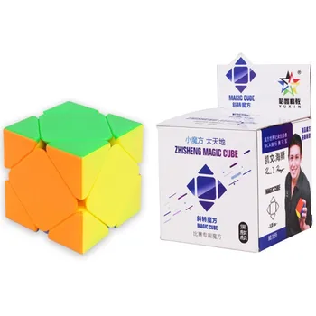 Yuxin Negru Kirin Oblic Magic Cube 3X3 Stickerless Viteza Cube Pentru Copii Cadou Teaser Creier Puzzle Jucărie