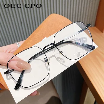 OEC CPO Moda Ochelari Pătrați Femei Obiectiv Clar Transparent Ochelari Vintage Optice miopie Ochelari Cadru Feminin O864