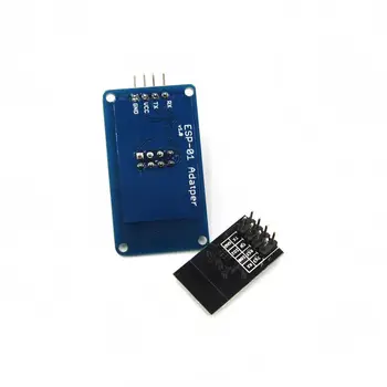 ESP-01S ESP8266 Serial Wireless Wi-Fi Module + ESP-01 Adaptor pentru Arduino