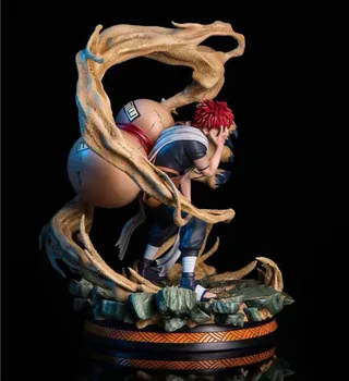 25cm Uzumaki Naruto Anime Figura Părul Roșu Gaara care transportă o tărtăcuță de Nisip Eagle Claw Acțiune Figura Colecta de Jucarii pentru Copii cadouri