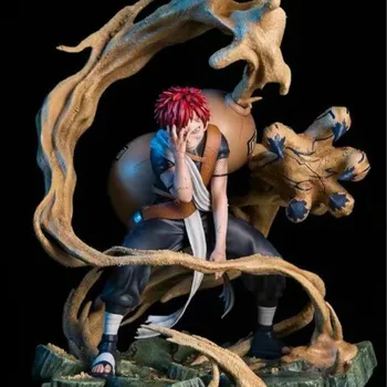 25cm Uzumaki Naruto Anime Figura Părul Roșu Gaara care transportă o tărtăcuță de Nisip Eagle Claw Acțiune Figura Colecta de Jucarii pentru Copii cadouri