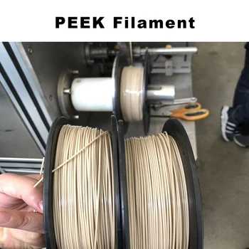 FLEXBED Imprimantă 3D PEEK cu Incandescență,de Înaltă Temp Exotice cu Filament de 1.75 mm, Precizie Dimensională +/- 0,03 mm, 500g Bobină,de Culoare Naturală
