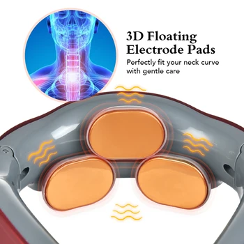 Smart Electric de Masaj Portabil Puls Masaj Gât Reîncărcabilă USB de Col uterin Tracțiune Terapie de Masaj Stimulator