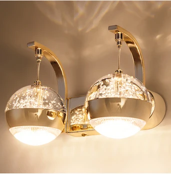 Vanitatea Lumini de Cristal Lampă de Perete pentru Hotel, Cameră de LED-uri Lumina de Perete pentru Camera de zi Moderne de Cristal Tranșee de Perete Oglindă Lampă cu LED-uri