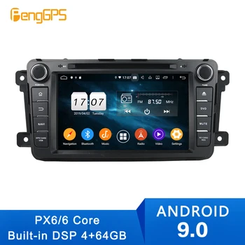 2Din android9.0 4+64G gps Auto multimedia cu DVD player pentru Mazda CX-9 Mazda CX 9 2008-2016 Navigare cu wifi, bluetooth radio