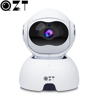 QZT Dome Camera IP Wifi 1080P Wireless cu Infraroșu Viziune de Noapte Camera de Interior 360° Baby Monitor IP Câine de Companie Camera Pentru Securitate Acasă