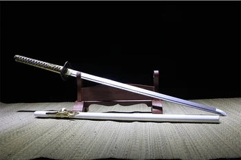 Noi japoneze katana sabie pliat lama din otel cu bo-hi full tang săbii de samurai ascuțite pentru tăiere