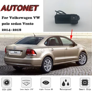 AUTONET Backup camera cu Vedere în Spate Pentru Volkswagen VW polo sedan Vento 2016 2017 2018 Portbagaj Mâner Camera parcare HD noapte visioin