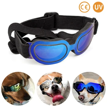 Consumabile pentru animale de companie de colorat câine ochelari de soare ochelari de protecție anti-UV cat de mic câini de talie medie windproof praf-dovada proteja ochi accesorii