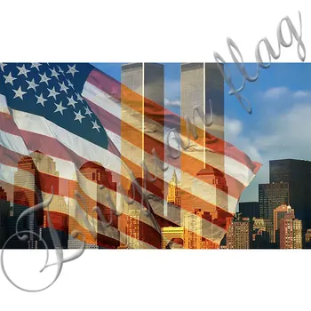 Statele UNITE ale americii de PAVILION CU World Trade Center, clădirea pavilion 3ftx5ft personalizate World Trade Center, clădirea de PE STEAG, Banner