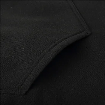 Nemișcat În Alb Mens Logo Hoodie Jachete Negre Mici Femei Bărbați