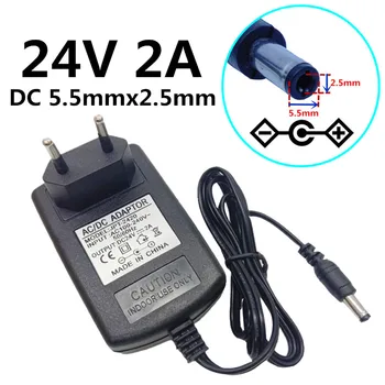 24V 2A universal power Adapter de alimentare AC100V-240V ieșire DC 24 v 2A 2000 ma Transformator DC 5.5x2.1-2.5 mm, UE NE-a UNIT AU Plug