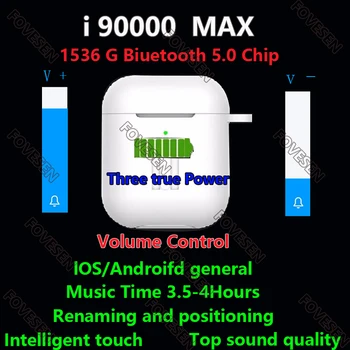Noi i90000 Max TWS Arie 2 In-Ear Senzor fără Fir Intraauricular 8D Subwoofer Bluetooth 5.0 Pavilioane i9000 i5000 pkh1 Chip 99000 tw