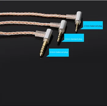 Hifi Occ Cablu Audio Fir 2.5 Mm 3.5 Mm 4.4 Mm Prize Echilibrat Pentru Shure Se846 Se535 Se425 Se315 Se215 Căști Căști