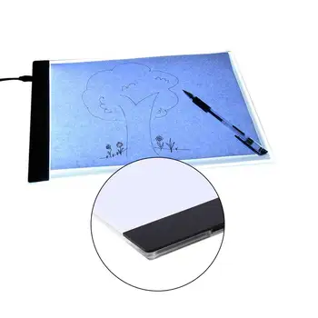 Ultrathin Bord cu LED-uri A4 de Calitate Practice 4mm Desen Copie Bord Animație Copia Contur Bord Pad LED Cutie, Fara Radiatii