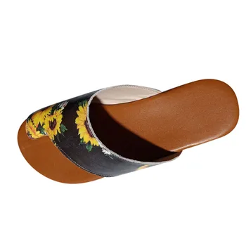 DL CO Pantofi pentru Femeie sandale Flats Pene Deschis Deget de la picior Glezna Pantofi de Plaja Roman Florale Sandale Femei de Imprimare Ortopedice Inflamație la picior Corector