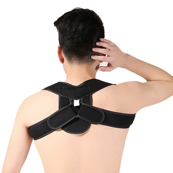 Reglabil Corector De Postura Bretele Clavicula Coloanei Vertebrale Umăr Spate Centura De Sprijin Pentru Bărbați Și Femei, Îndreptați Postura De Corecție Noi