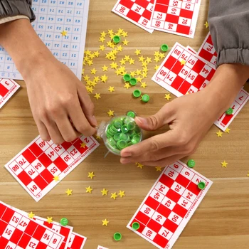 LOTO Bingo Remiză Loterie Mașină de Joc de Bord Tombola Mașină Pentru Copii, Familie, joc Interactiv pentru Copii Jucarii