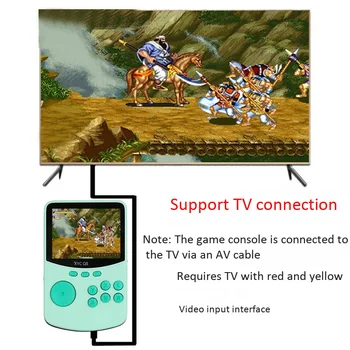 Handheld Joc de Jucător Retro Joc Consola Player 500 din 1 Jocuri Video, Consolă de 8 Biți 3.0 Inch Cutie Consola TV Cadou Copii