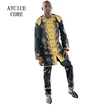 Haine africane dashiki tradiționale barbati din africa de îmbrăcăminte mâneci lungi africane bazin riche