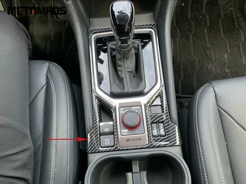 Pentru Subaru Forester SK 2019 2020 Fibra de Carbon Schimbătorului de Viteze Capacul Cutiei de Turnare Trim Cadru Decor Interior Accesorii Styling Auto