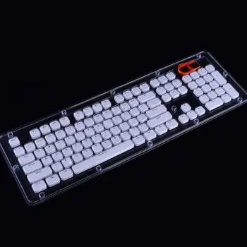 104 Taste Layout Low-Profile Taste Set pentru Tastatura Mecanica Iluminata de Cristal Design Margine Cherry MX Cu Tasta Caps Tragator