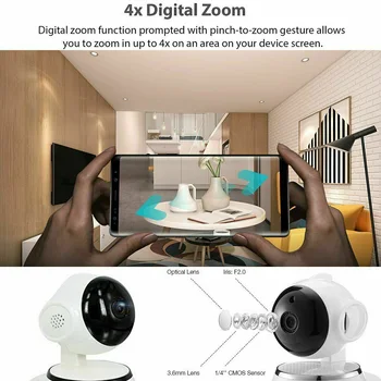 HD 720P Wireless WIFI IP CCTV aparat de Fotografiat Inteligent de Securitate Acasă de Noapte Viziune Interioară GK99