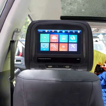 8 Inch HD Mașină de Perna Monitor Interior MP5 Player Tetiera Monitor Suport Bluetooth IR FM cu Touch Screen Accesorii Auto
