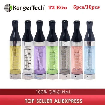 Original Kangertech T2 EGo CC Clearomizor 2.4 ml Capacitate Compatibil Cu seria ego Baterie E-cig Atomizor Clearance Pret