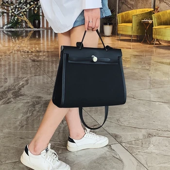 Europene și Americane de moda Kelly bag 2020 nou panza pentru femei geanta retro servietă, geantă de mână de moda cu un Singur Umar Messenger Ba