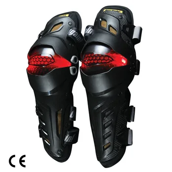 Lumina Led-uri de Motociclete genunchiere Joelheira Moto Motocross Paznici Kneepad MTB MX Knee Protector Echipament de Protectie CE EN1621-1