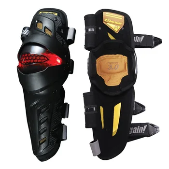 Lumina Led-uri de Motociclete genunchiere Joelheira Moto Motocross Paznici Kneepad MTB MX Knee Protector Echipament de Protectie CE EN1621-1