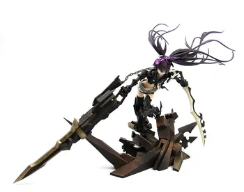 Anime 29cm Nebun Black Rock Shooter BRS Figura de Acțiune Nebun Black Rock Shooter Figurine de Jucărie Statuie T30
