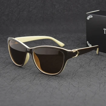 TUZENGYONG 2019 Brand Design Ochi de Pisica Polarizat ochelari de Soare UV400 Retro Femei Conducere Ochelari de Soare de sex Feminin Gradient Nuante Oculos