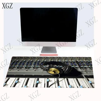 XGZ Rece Căști Muzică Biroul Mari Mouse Pad Joc Gamer PC Gaming Notebook Mousepad Tastatura Calcula Anime Birou pentru Tableta Mat