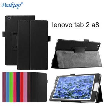 Pentru lenovo tab3 8 TB3-850M/F din piele PU stand de protectie Tablete e-Cărți Caz pentru lenovo tab 2 A8-50 A8-50F A8-50LC coperta + pen