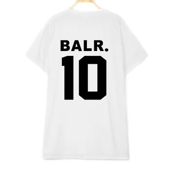 Wearepinky T cămașă Bărbați/Femei de Moda High Street Amuzant Tricouri 90 O-Gât Scrisoare Aplici BALR 10