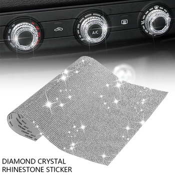 DIY Masina Cristal de Diamant Stras Foaie Autocolant Diamante autoadezive, Accesorii Auto